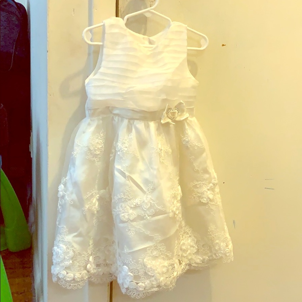 Beautiful White Toddler Dress